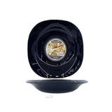 Serving Soup Plate Opal Glass 9" Black