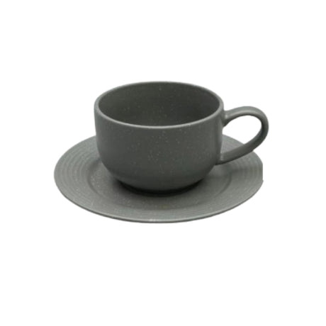Porcelain Coffee Cup With Saucer 220ml (Set of 6)