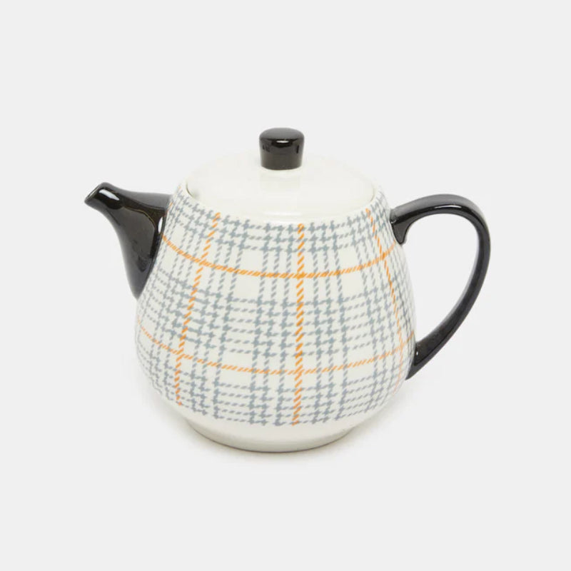 Porcelain Printed Tea Set White (Set of 16pcs)