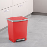 Pedal Dust Bin Millenium Red