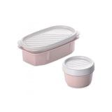 Thermal Food Bag with Containers Pink