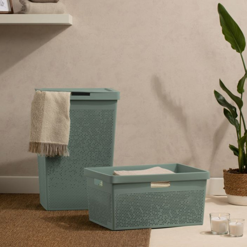 Laundry Hamper 60L Bohol Sage Green