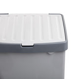 Recycling Bin 25L With Separator Grey