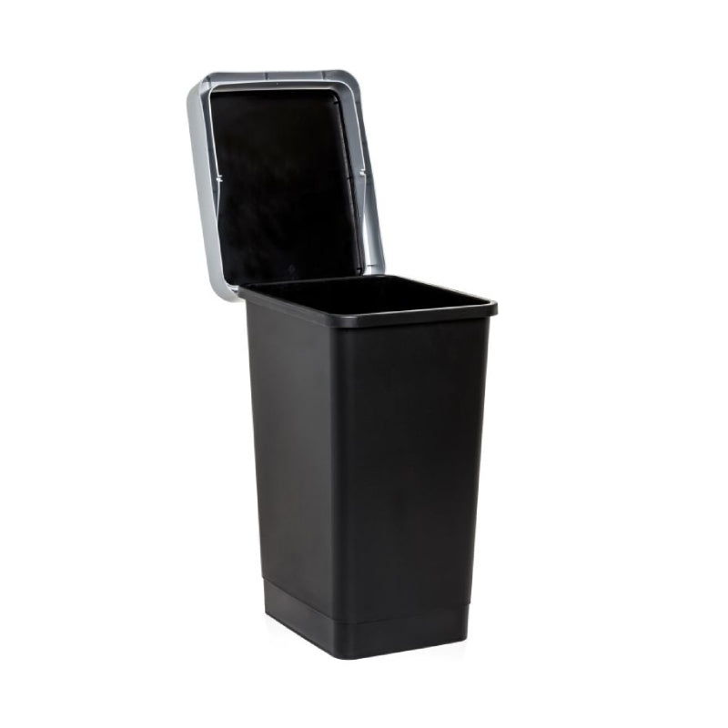 Swing Dustbin Smart 25L Black