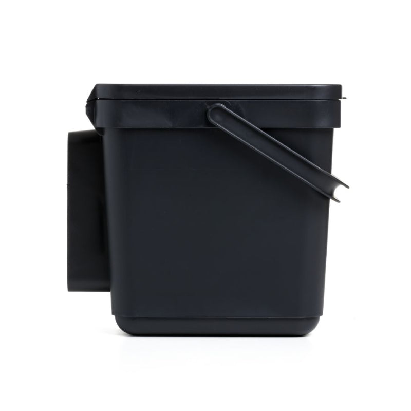 Organic Bin 6L Smart With Bracket Black