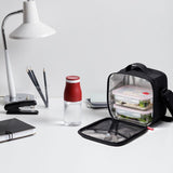 Urban Food Casual Bag With Container Glass Black