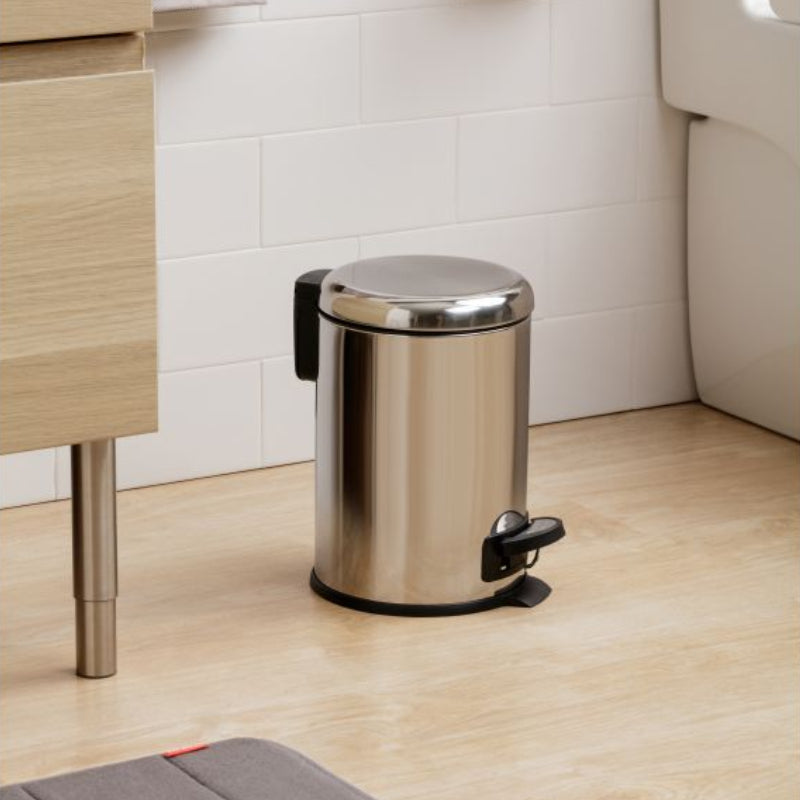 Pedal Bin 3L Nordic Steel