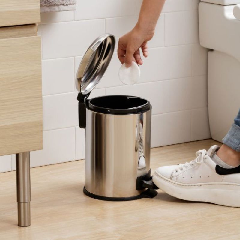 Pedal Bin 3L Nordic Steel