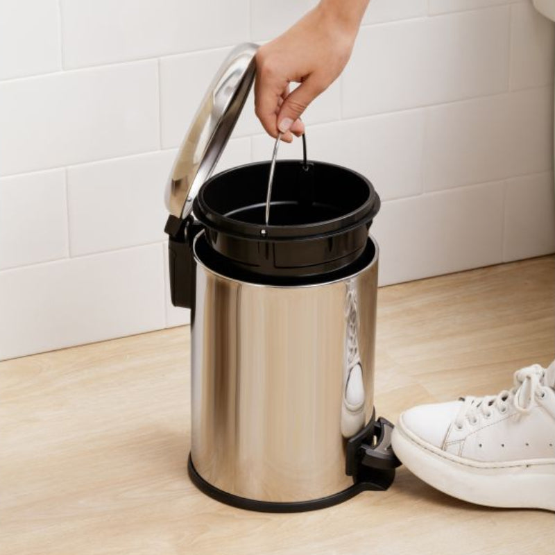 Pedal Bin 3L Nordic Steel