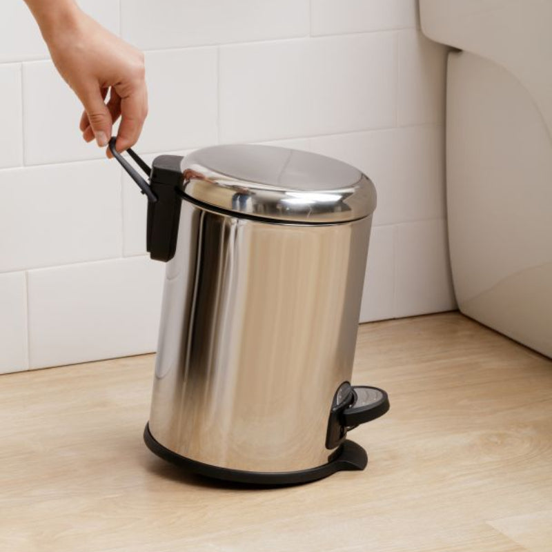 Pedal Bin 3L Nordic Steel