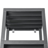 Rectangular Rack Lombok 4 Levels Grey