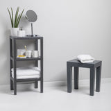 Rectangular Rack Lombok 3 Levels Grey