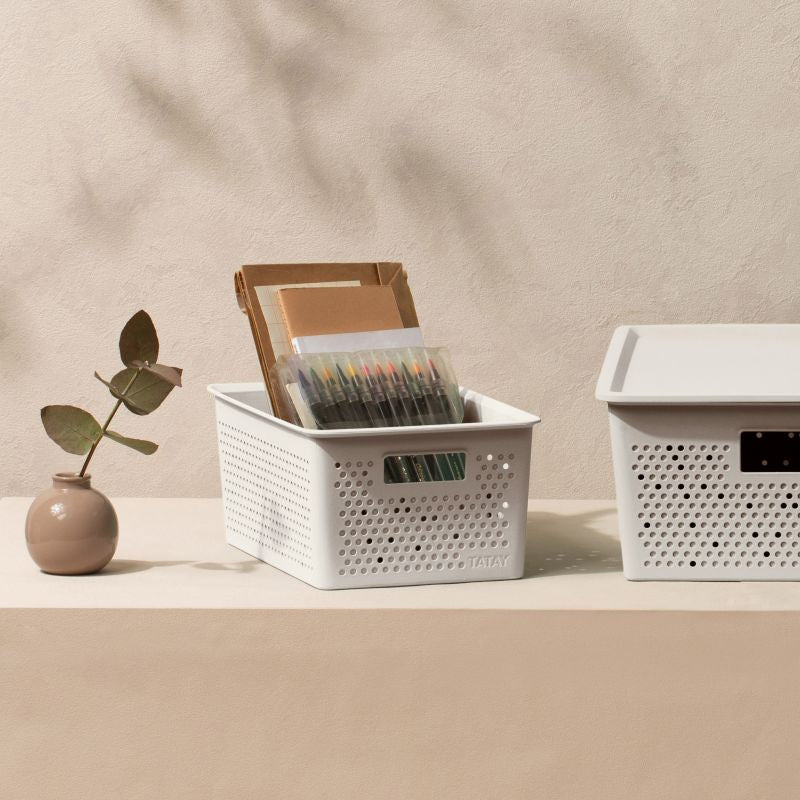 Storage Basket S 4L Bohol Sky White