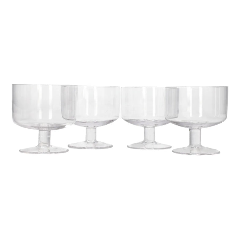Mini Glass Trifle Bowls 400ml (Set of 4pcs)
