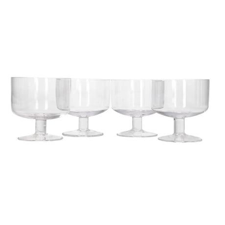 Mini Glass Trifle Bowls 400ml (Set of 4pcs)