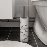 Toilet Brush Marble White