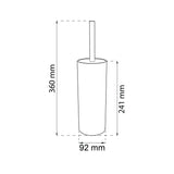 Toilet Brush Marble White