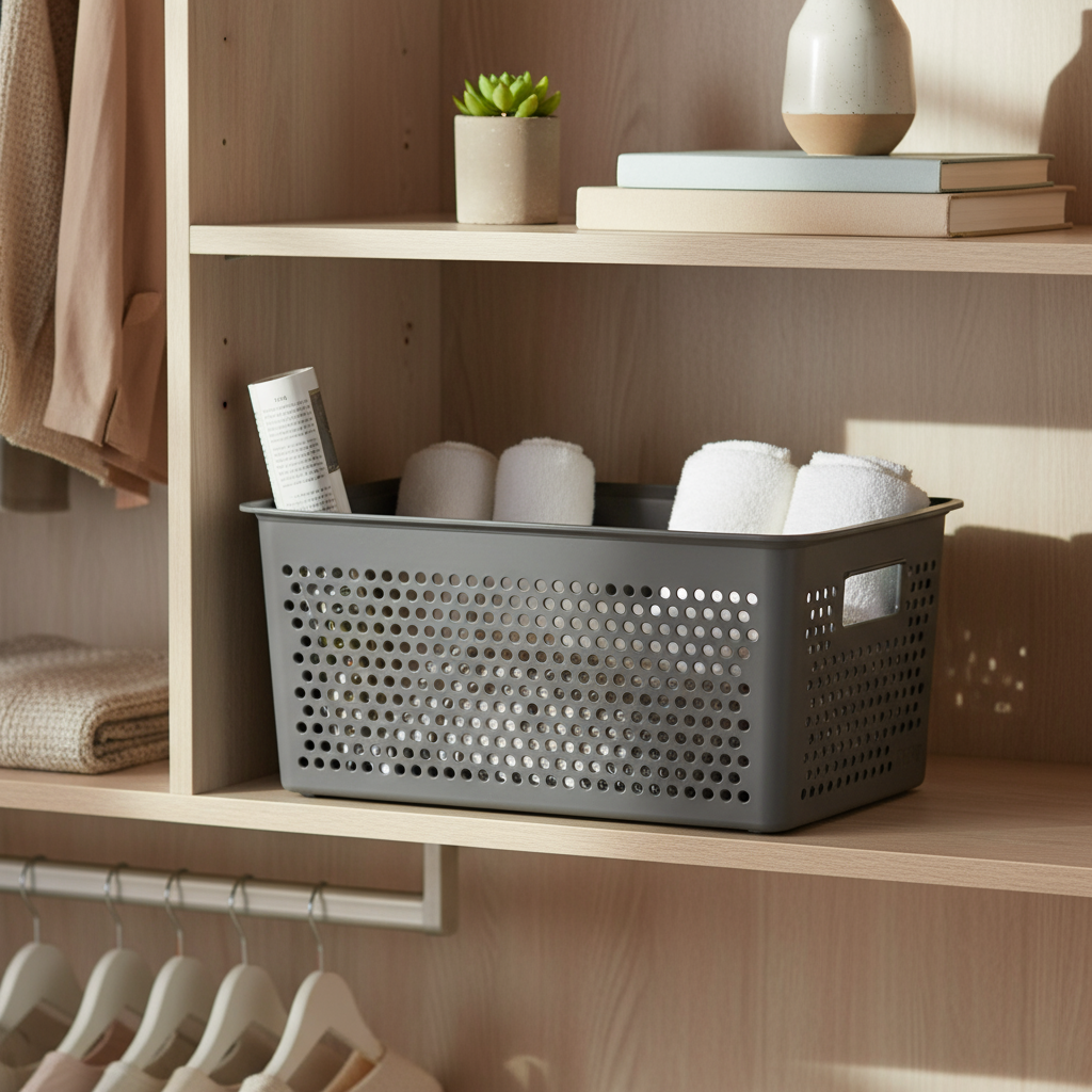 Storage Basket S 4L Bohol Anthracite Grey