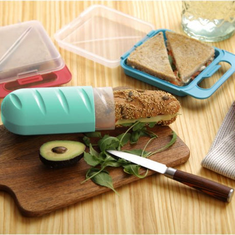 Plastic Baguette Box Green