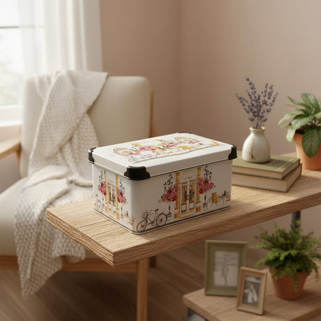 Decorated Storage Box 10 LT