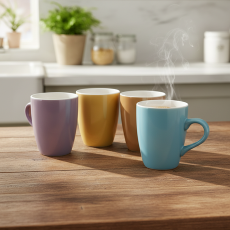 Porcelain Coffee Mug 360ml (Set of 4)