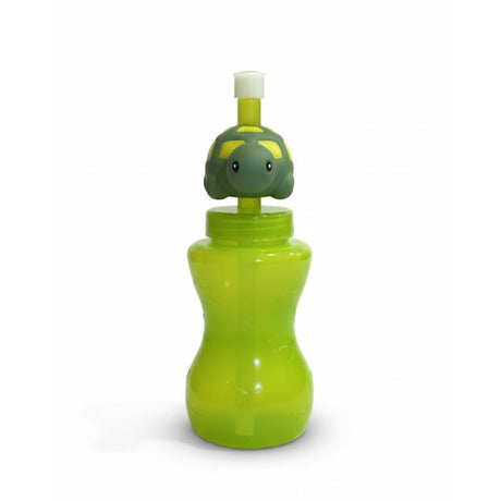 Plastic Kid Water Bottle With Straw 300ml