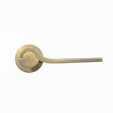Door Lock Handle Antique Brass
