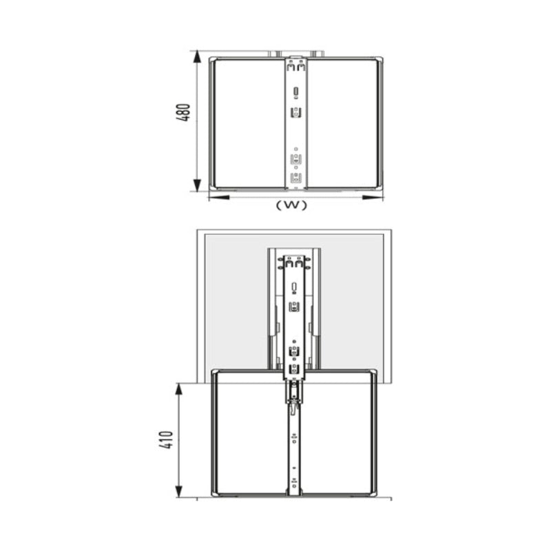 Tall Pantry Pull-Out 400mm