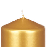 Pillar Candle Gold 20cm