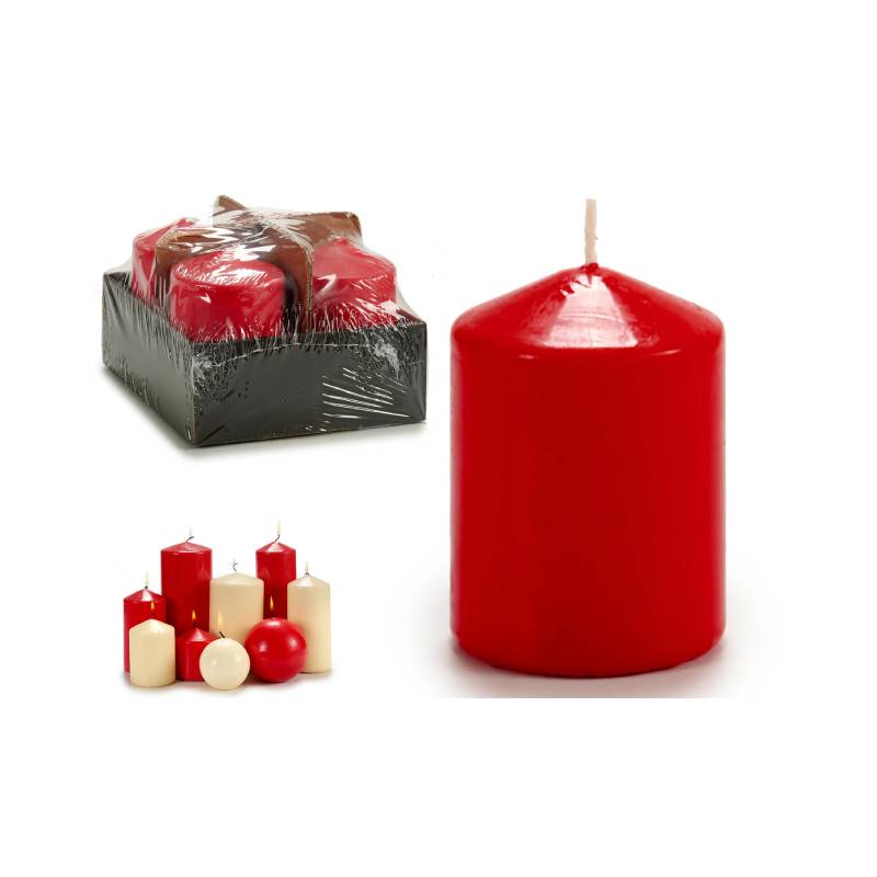 Red Wad Candle 10cm