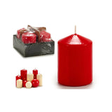 Red Wad Candle 10cm