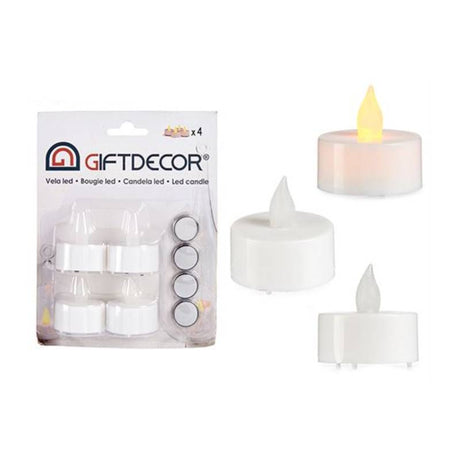 Candles - Tealight Led Set of 4pcs