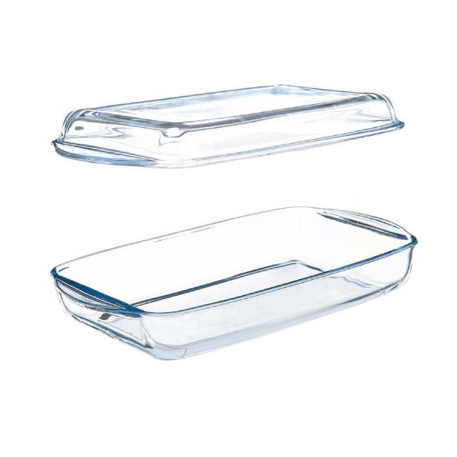 Borcam Glass Dish With Lid 1950ml