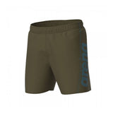 Arena Fundamentals Logo Boxers-Dark Olive Turquoise