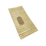 Rectangle Ribbed Dish Gold
