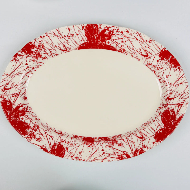 Splatters Pink Dinner Set 85pcs