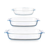 Borosilicate Serving Dish (Set of 3Pcs)