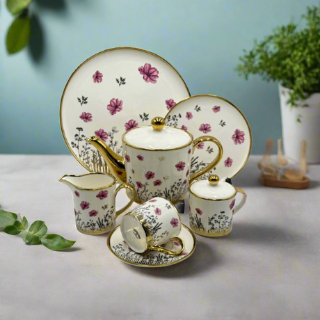Ceramic Tea Sets 24pcs