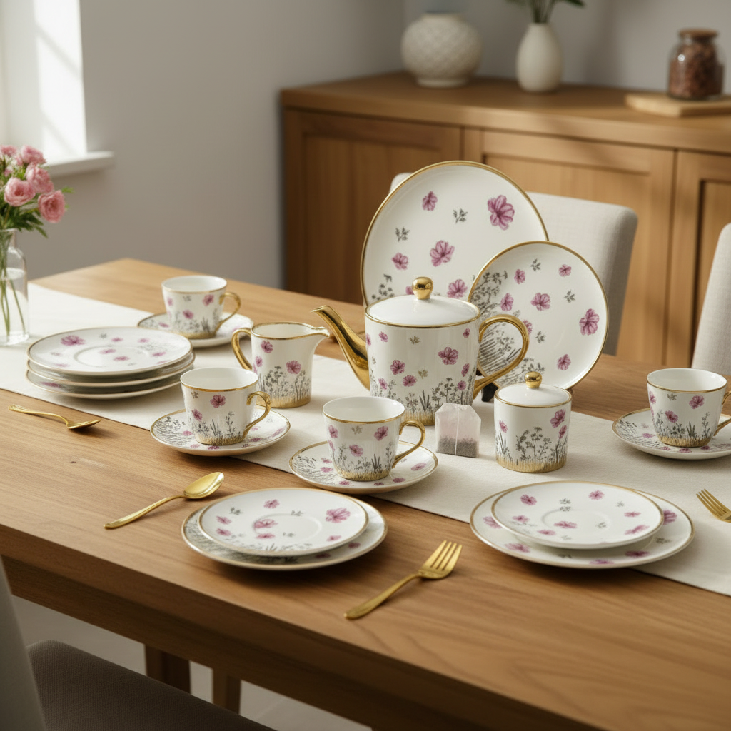 Ceramic Tea Sets 22pcs