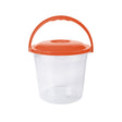Plastic Storage Bucket With Lid 2.5L