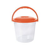 Plastic Storage Bucket With Lid 2.5L