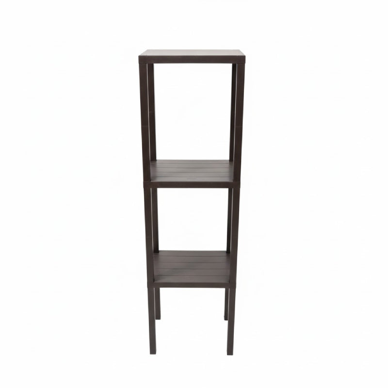 Rectangular Rack Lombok 3 Levels Brown