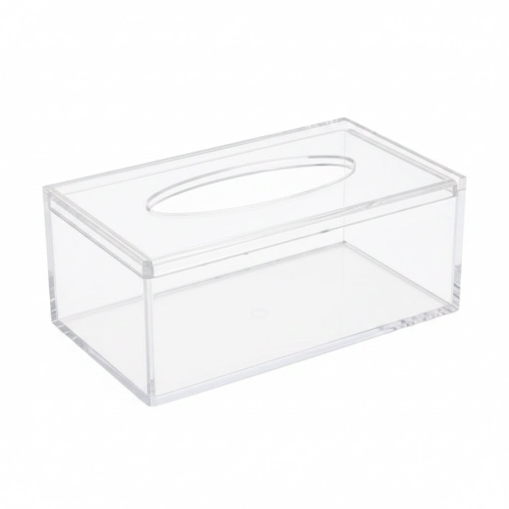 Acrylic Tissue Box Gold Marble