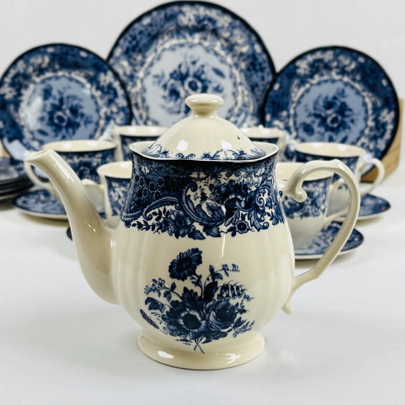 Divine Dark Blue Dinner Set 85pcs