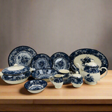 Divine Dark Blue Dinner Set 85pcs