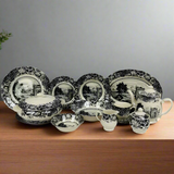 Rome Grey Dinner Set 85pcs