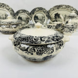 Rome Grey Dinner Set 85pcs