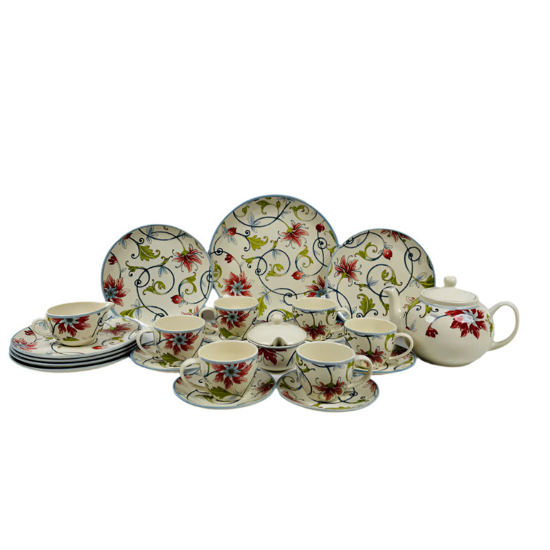 Botanical Spiral Dinner Set 85pcs