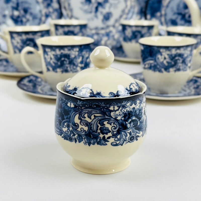 Divine Dark Blue Dinner Set 85pcs