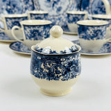Divine Dark Blue Dinner Set 85pcs